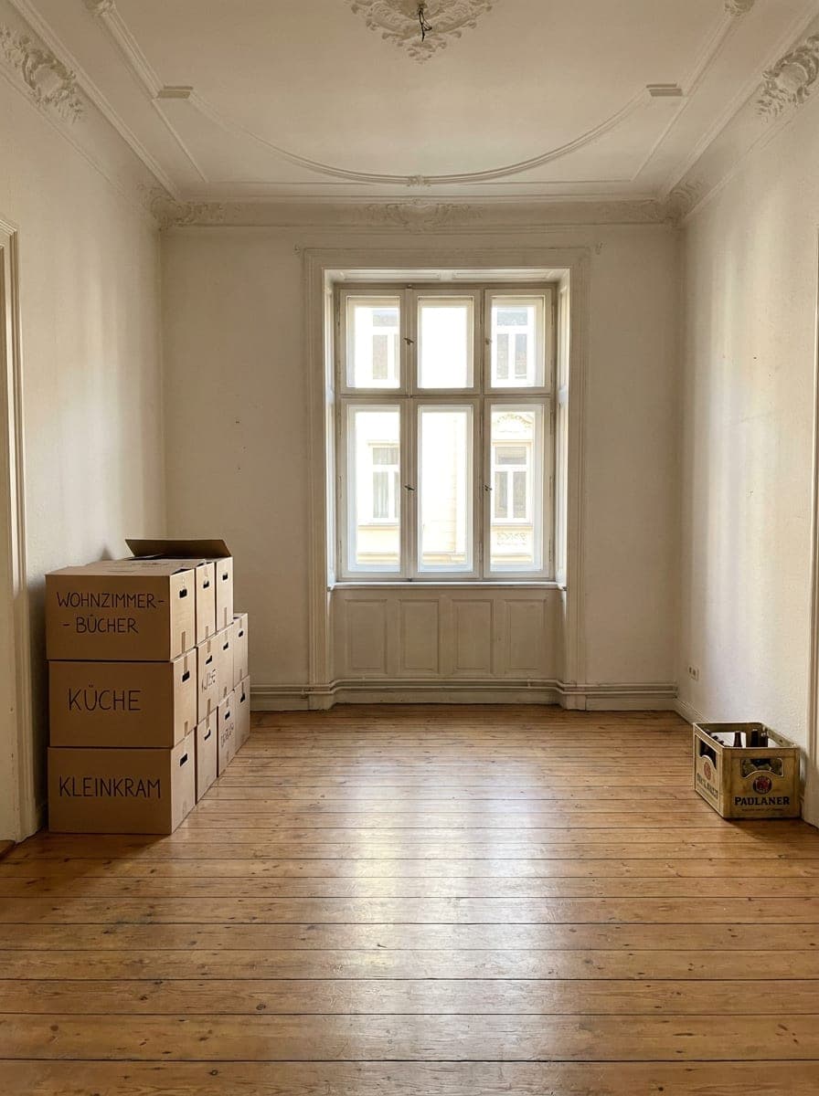 Wohnungsauflösung München: besenrein übergebener Altbau von Hiob GmbH